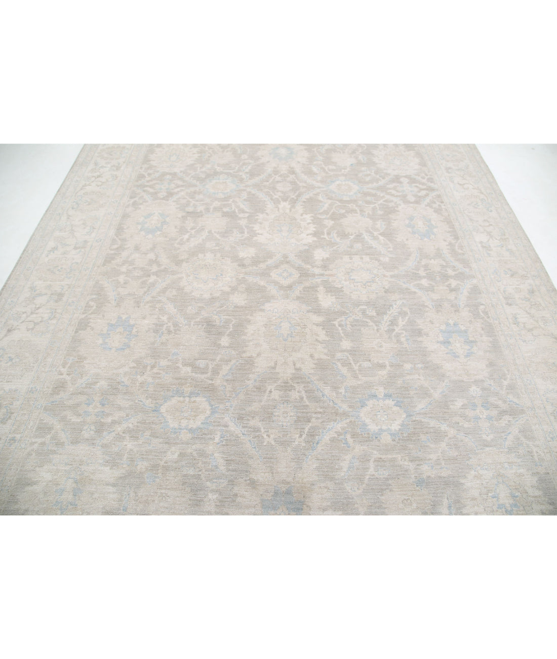 Serenity 8'4'' X 11'1'' Hand-Knotted Wool Rug 8'4'' x 11'1'' (250 X 333) / Ivory / Grey