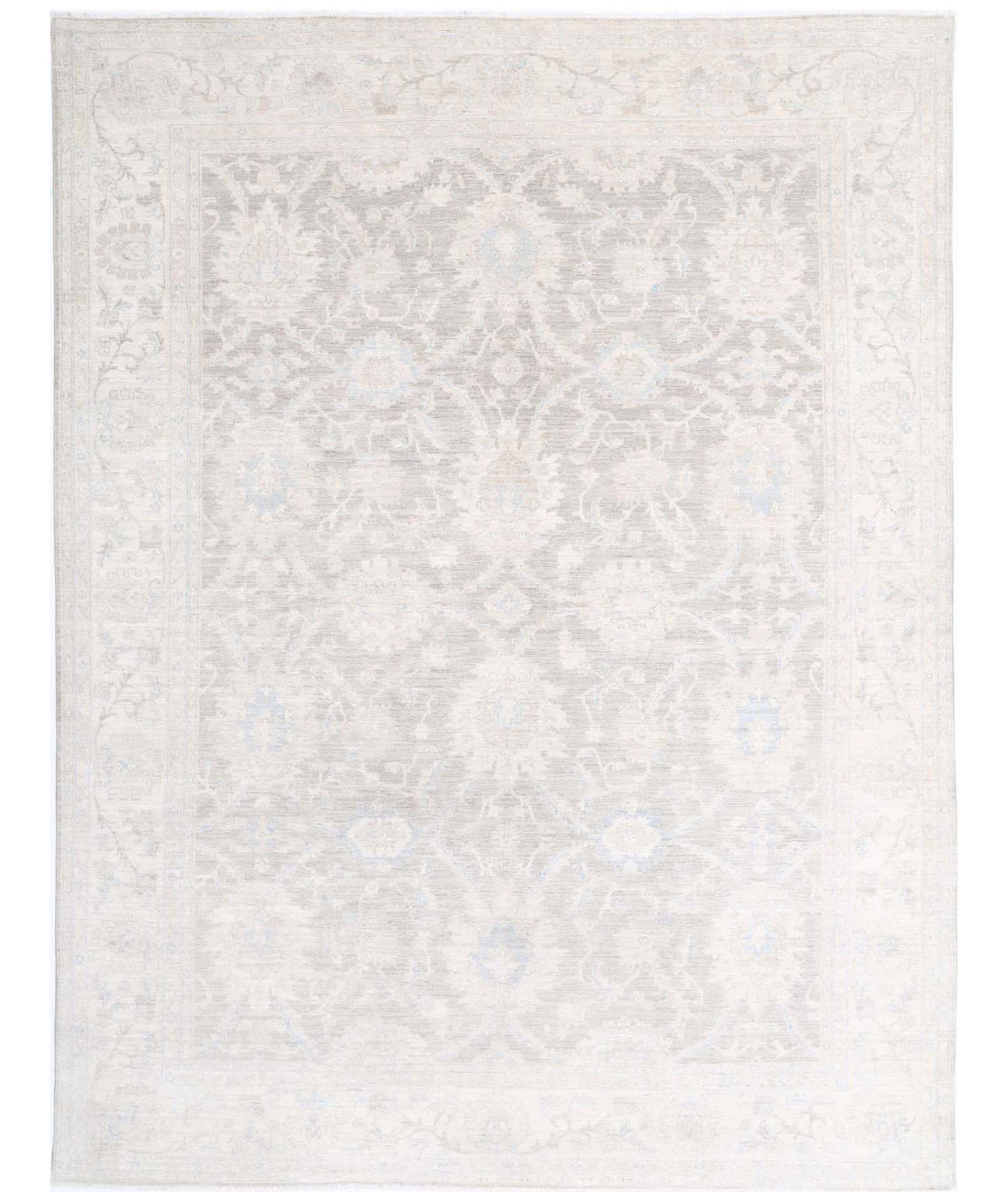 Serenity 8'4'' X 11'1'' Hand-Knotted Wool Rug 8'4'' x 11'1'' (250 X 333) / Ivory / Grey