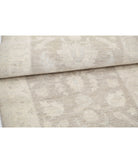 Serenity 2'8'' X 8'4'' Hand-Knotted Wool Rug 2'8'' x 8'4'' (80 X 250) / Grey / Ivory