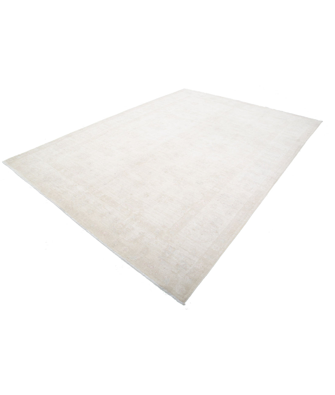 Serenity 8'2'' X 11'2'' Hand-Knotted Wool Rug 8'2'' x 11'2'' (245 X 335) / Ivory / Ivory