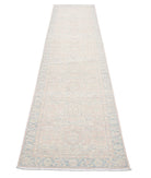 Serenity 2'5'' X 11'5'' Hand-Knotted Wool Rug 2'5'' x 11'5'' (73 X 343) / Ivory / Grey