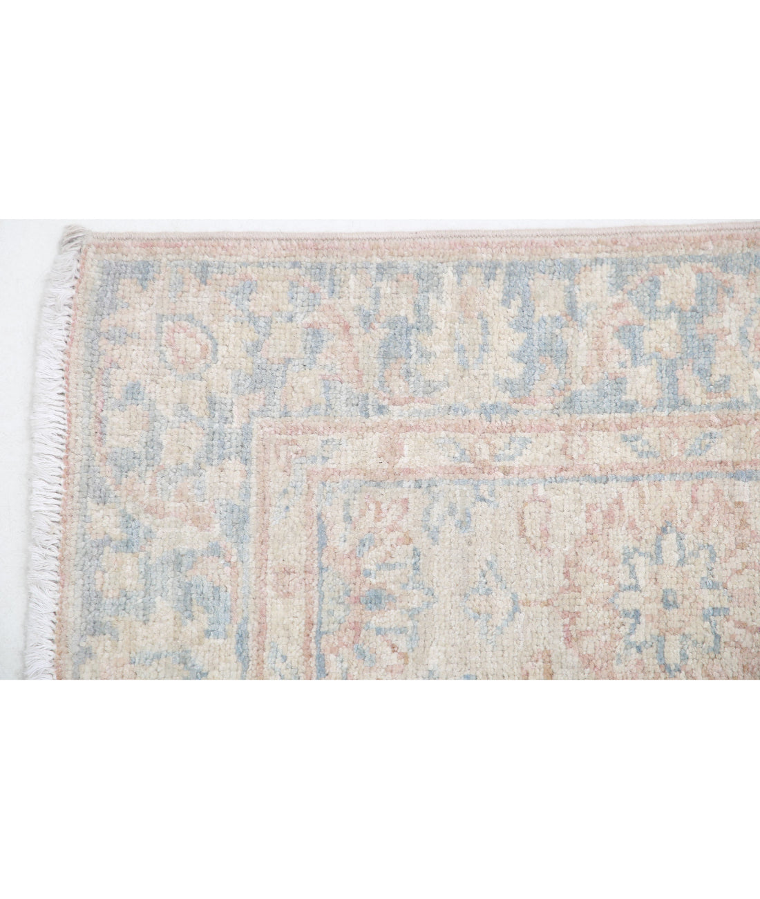 Serenity 2'5'' X 11'5'' Hand-Knotted Wool Rug 2'5'' x 11'5'' (73 X 343) / Ivory / Grey