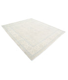 Serenity 8'1'' X 9'8'' Hand-Knotted Wool Rug 8'1'' x 9'8'' (243 X 290) / Ivory / Blue