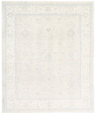 Serenity 8'1'' X 9'8'' Hand-Knotted Wool Rug 8'1'' x 9'8'' (243 X 290) / Ivory / Blue