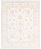 Serenity 6'6'' X 7'9'' Hand-Knotted Wool Rug 6'6'' x 7'9'' (195 X 233) / Ivory / Taupe