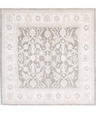 Serenity 9'6'' X 9'8'' Hand-Knotted Wool Rug 9'6'' x 9'8'' (285 X 290) / Taupe / Ivory