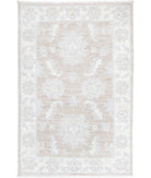 Serenity 2'1'' X 3'2'' Hand-Knotted Wool Rug 2'1'' x 3'2'' (63 X 95) / Brown / Ivory