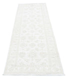 Serenity 2'6'' X 8'3'' Hand-Knotted Wool Rug 2'6'' x 8'3'' (75 X 248) / Ivory / Taupe