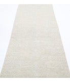 Serenity 2'9'' X 12'2'' Hand-Knotted Wool Rug 2'9'' x 12'2'' (83 X 365) / Ivory / Ivory