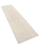 Serenity 2'6'' X 9'1'' Hand-Knotted Wool Rug 2'6'' x 9'1'' (75 X 273) / Ivory / Taupe