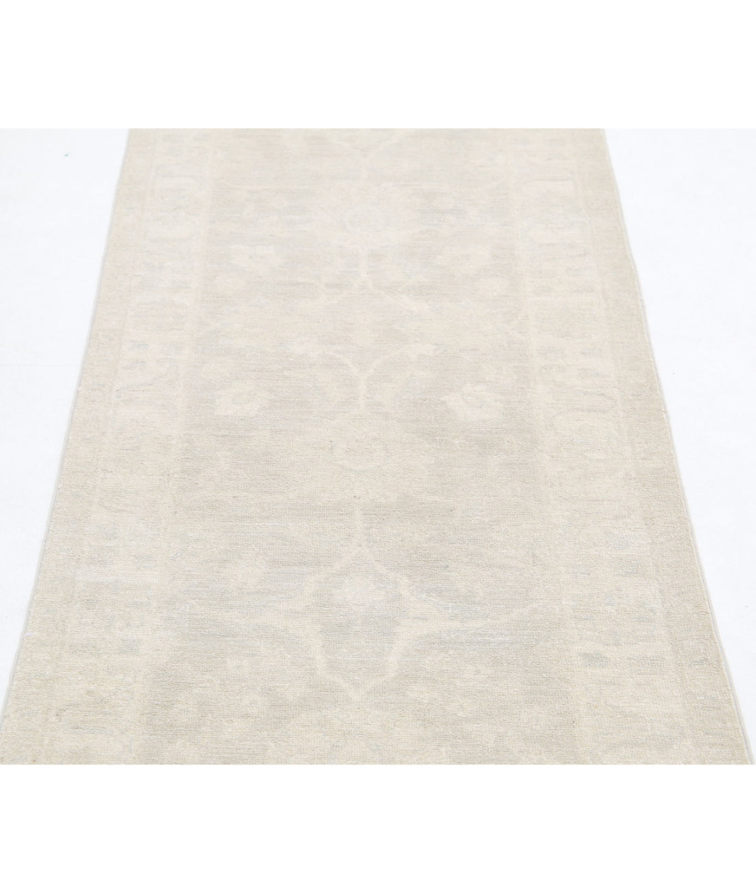 Serenity 2'7'' X 8'3'' Hand-Knotted Wool Rug 2'7'' x 8'3'' (78 X 248) / Taupe / Ivory