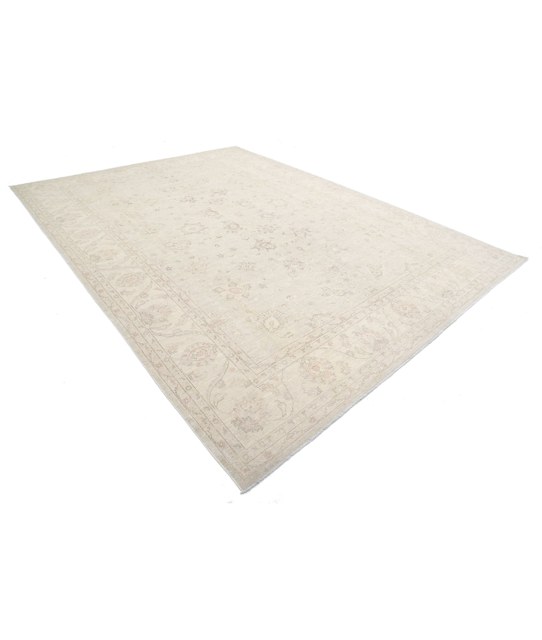 Serenity 9'9'' X 13'5'' Hand-Knotted Wool Rug 9'9'' x 13'5'' (293 X 403) / Ivory / N/A