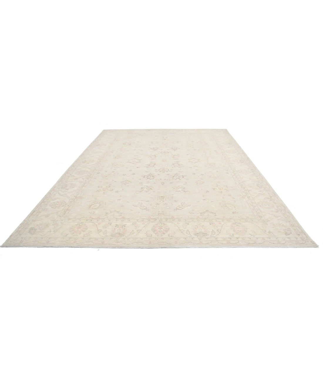 Serenity 9'9'' X 13'5'' Hand-Knotted Wool Rug 9'9'' x 13'5'' (293 X 403) / Ivory / N/A