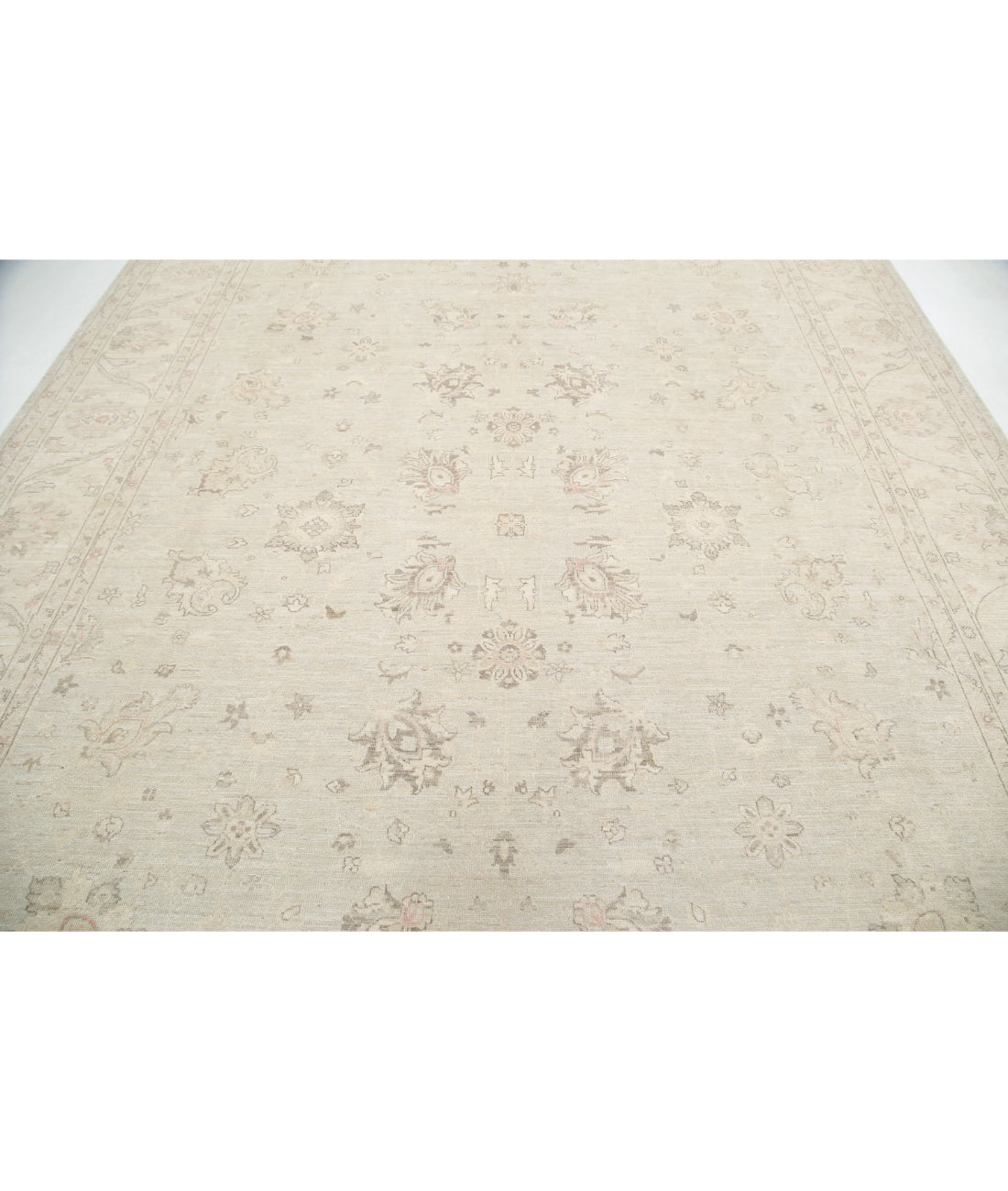 Serenity 9'9'' X 13'5'' Hand-Knotted Wool Rug 9'9'' x 13'5'' (293 X 403) / Ivory / N/A