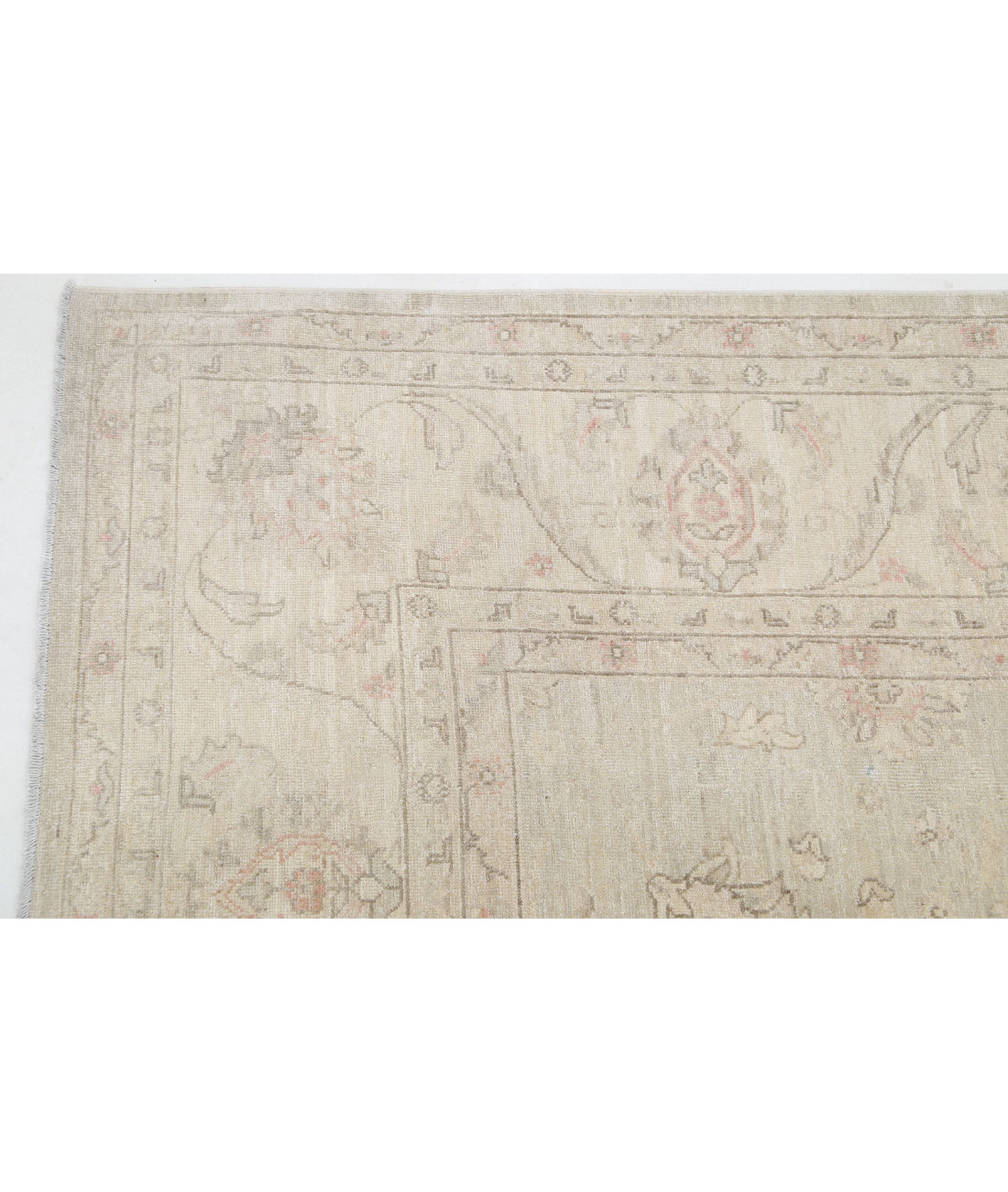 Serenity 9'9'' X 13'5'' Hand-Knotted Wool Rug 9'9'' x 13'5'' (293 X 403) / Ivory / N/A