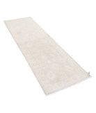 Serenity 2'6'' X 7'11'' Hand-Knotted Wool Rug 2'6'' x 7'11'' (75 X 238) / Ivory / Grey