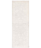 Serenity 2'6'' X 7'11'' Hand-Knotted Wool Rug 2'6'' x 7'11'' (75 X 238) / Ivory / Grey