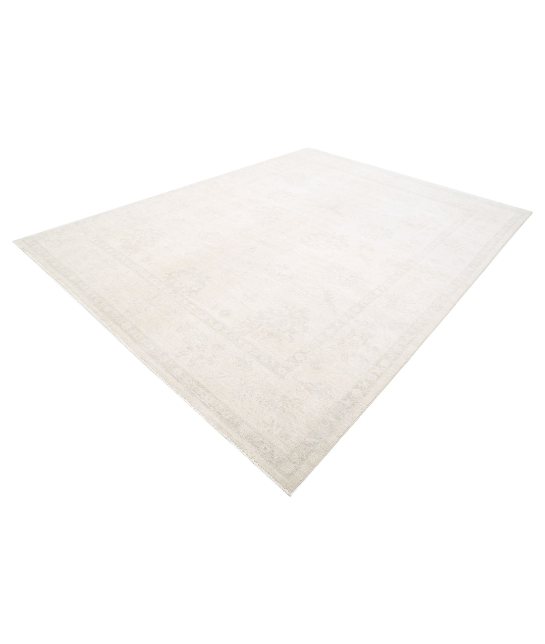 Serenity 9'0'' X 11'6'' Hand-Knotted Wool Rug 9'0'' x 11'6'' (270 X 345) / Ivory / Taupe