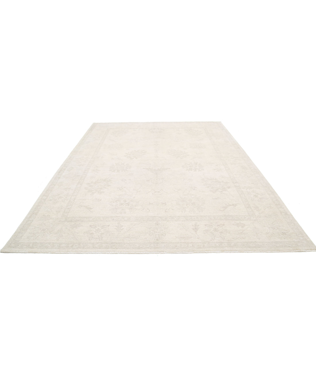 Serenity 9'0'' X 11'6'' Hand-Knotted Wool Rug 9'0'' x 11'6'' (270 X 345) / Ivory / Taupe