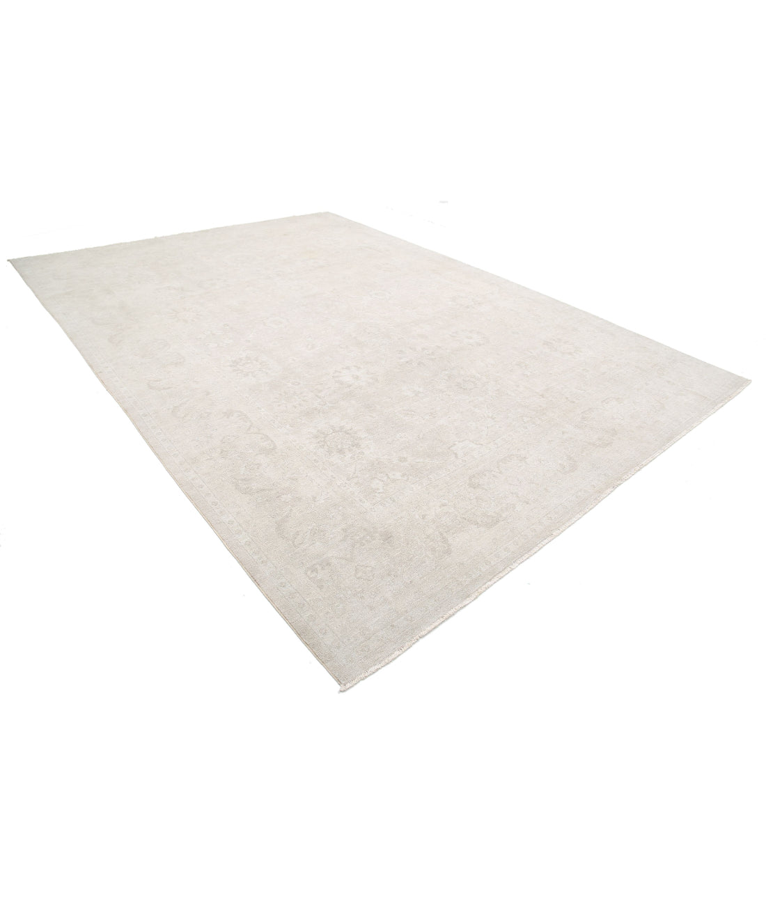 Serenity 9'9'' X 13'10'' Hand-Knotted Wool Rug 9'9'' x 13'10'' (293 X 415) / Taupe / Ivory