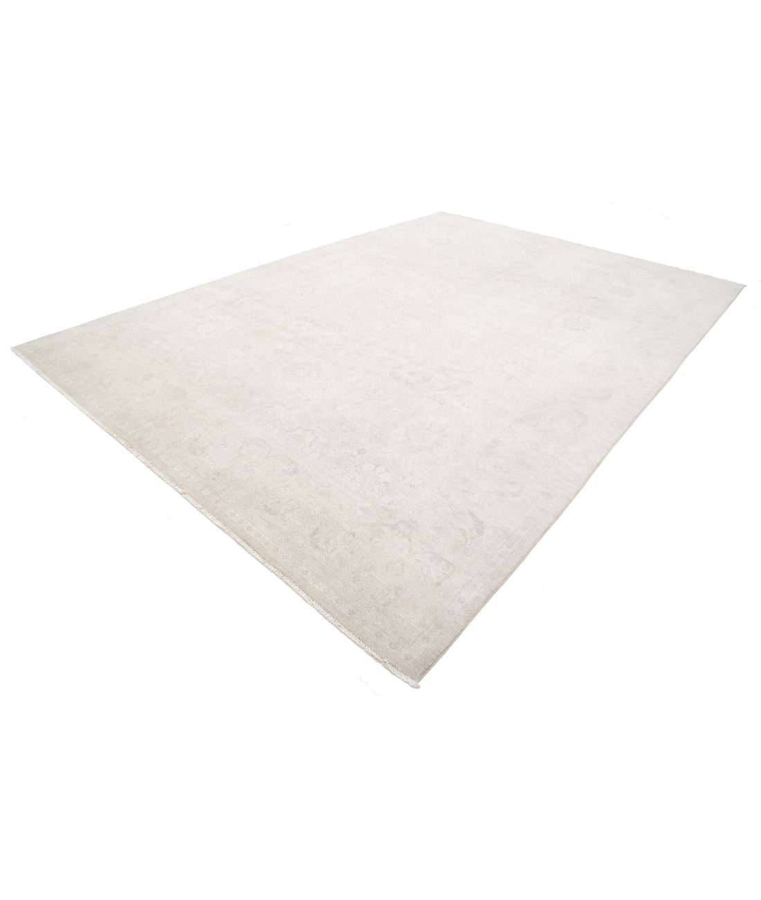 Serenity 9'9'' X 13'10'' Hand-Knotted Wool Rug 9'9'' x 13'10'' (293 X 415) / Taupe / Ivory