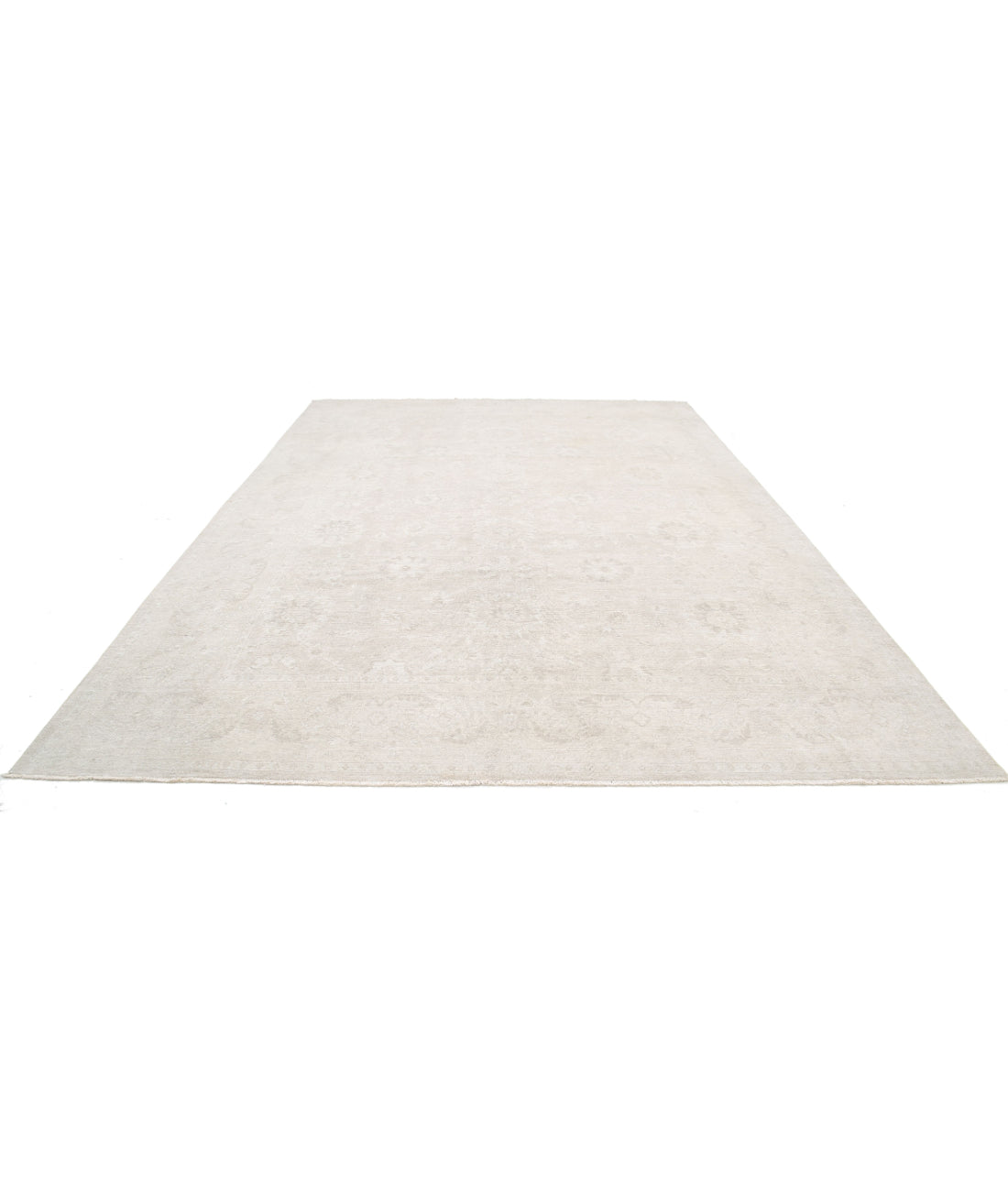 Serenity 9'9'' X 13'10'' Hand-Knotted Wool Rug 9'9'' x 13'10'' (293 X 415) / Taupe / Ivory