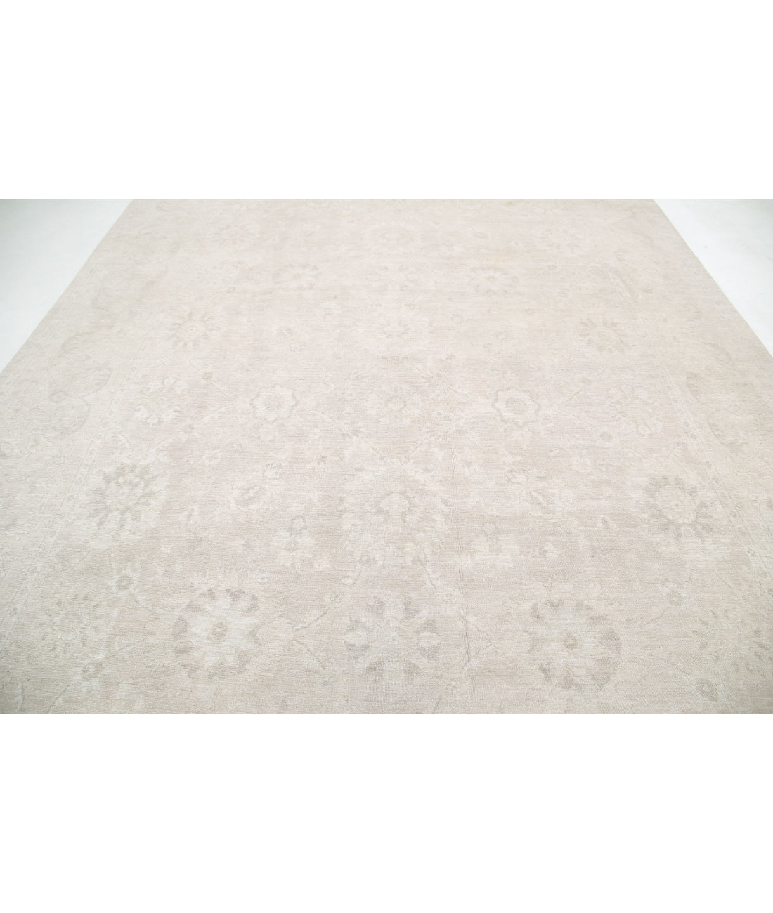 Serenity 9'9'' X 13'10'' Hand-Knotted Wool Rug 9'9'' x 13'10'' (293 X 415) / Taupe / Ivory