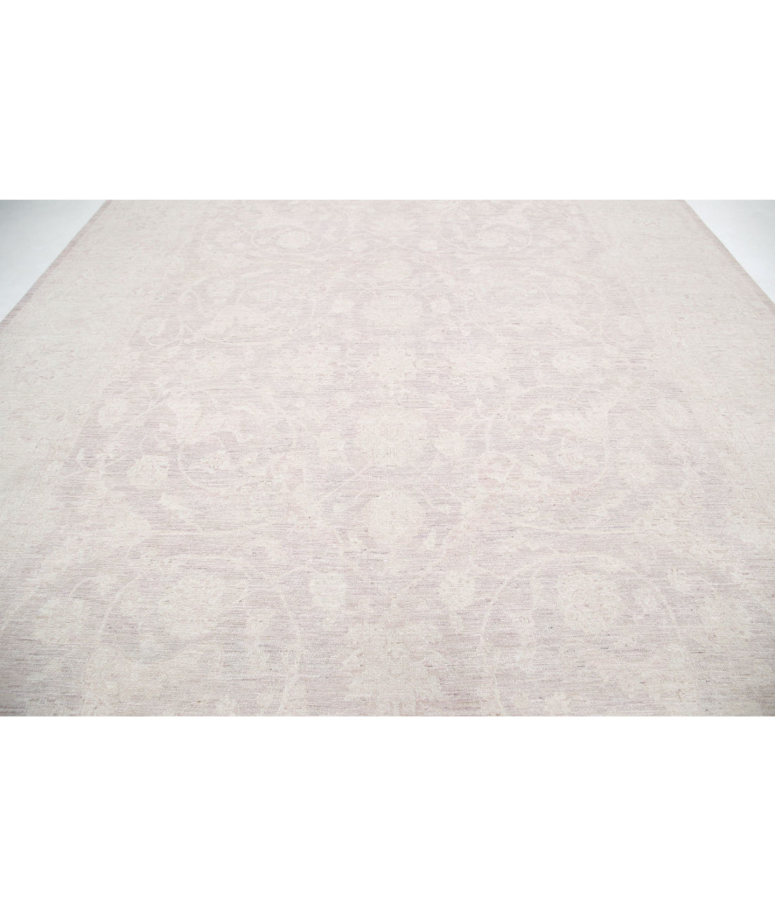 Serenity 11'7'' X 14'10'' Hand-Knotted Wool Rug 11'7'' x 14'10'' (348 X 445) / Brown / Ivory