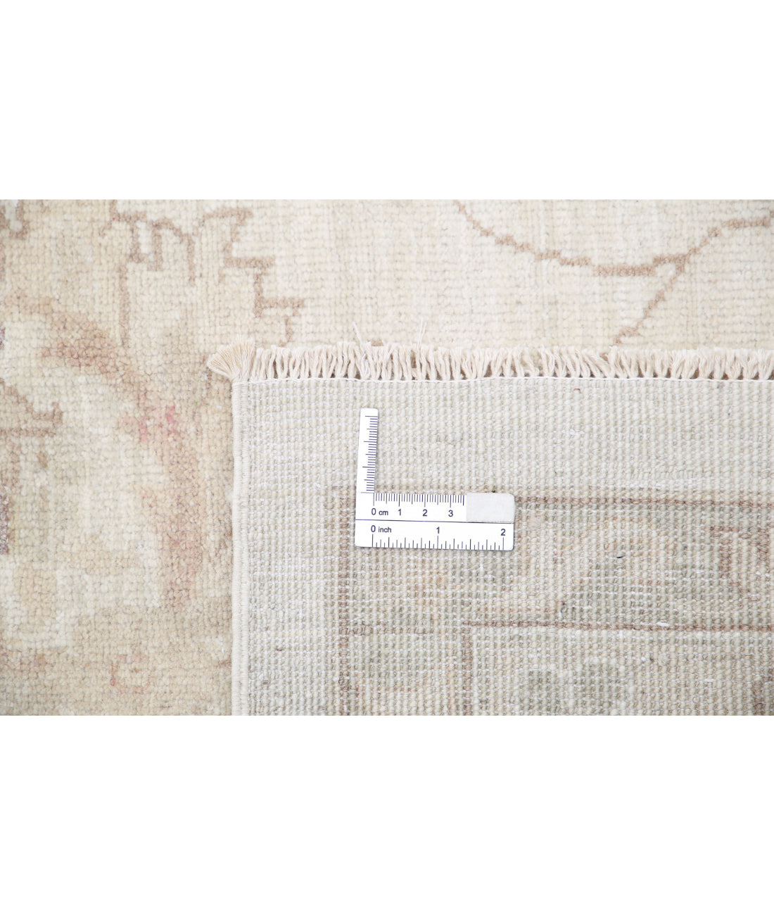 Serenity 12'4'' X 18'1'' Hand-Knotted Wool Rug 12'4'' x 18'1'' (370 X 543) / Ivory / Rust