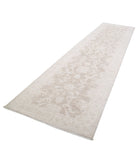 Serenity 4'0'' X 15'1'' Hand-Knotted Wool Rug 4'0'' x 15'1'' (120 X 453) / Brown / Ivory