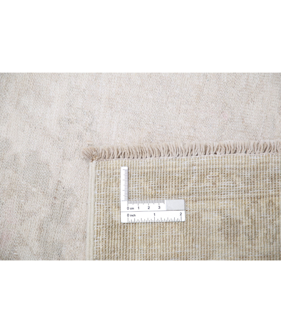 Serenity 2'6'' X 9'5'' Hand-Knotted Wool Rug 2'6'' x 9'5'' (75 X 283) / Ivory / Taupe