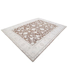 Serenity 8'10'' X 11'7'' Hand-Knotted Wool Rug 8'10'' x 11'7'' (265 X 348) / Brown / Ivory