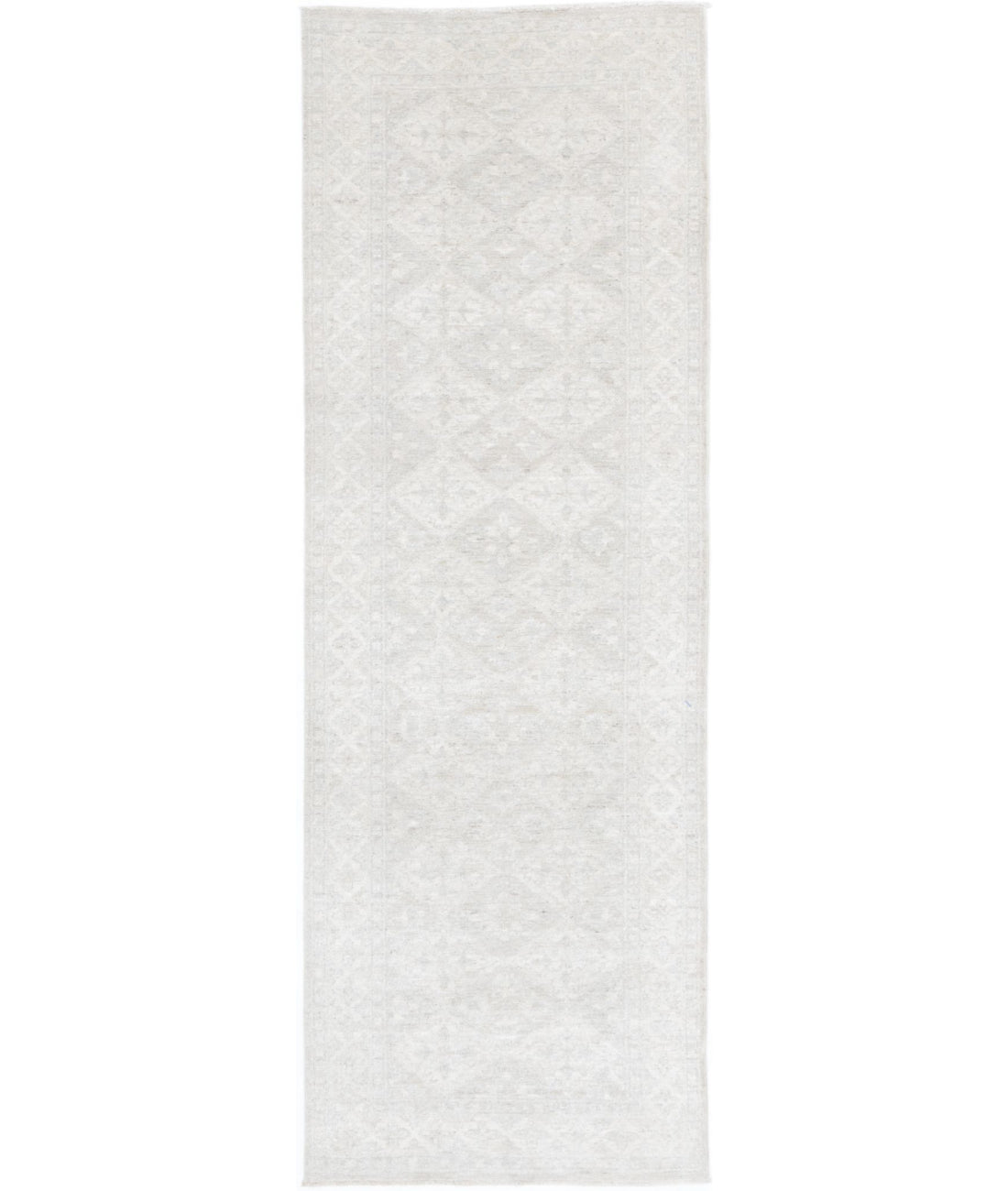 Serenity 2'8'' X 8'1'' Hand-Knotted Wool Rug 2'8'' x 8'1'' (80 X 243) / Taupe / Ivory