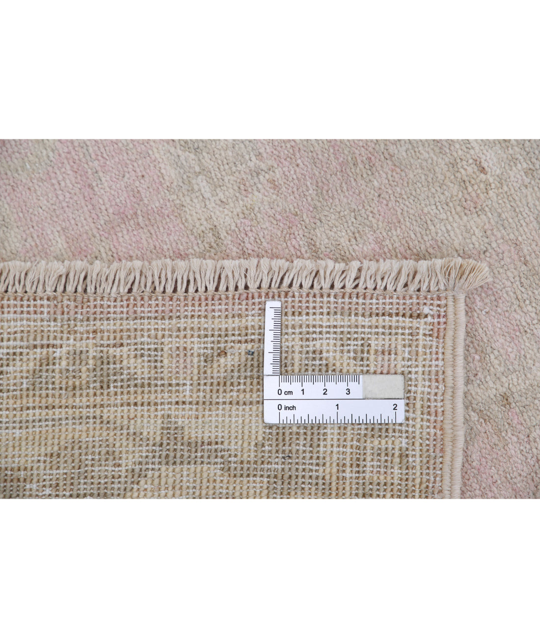 Serenity 3'0'' X 4'7'' Hand-Knotted Wool Rug 3'0'' x 4'7'' (90 X 138) / Pink / Ivory