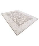 Serenity 8'9'' X 11'0'' Hand-Knotted Wool Rug 8'9'' x 11'0'' (263 X 330) / Brown / Ivory