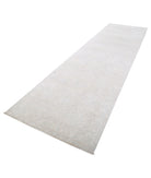 Serenity 3'11'' X 14'2'' Hand-Knotted Wool Rug 3'11'' x 14'2'' (118 X 425) / Grey / Ivory