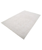 Serenity 5'10'' X 8'10'' Hand-Knotted Wool Rug 5'10'' x 8'10'' (175 X 265) / Grey / Ivory