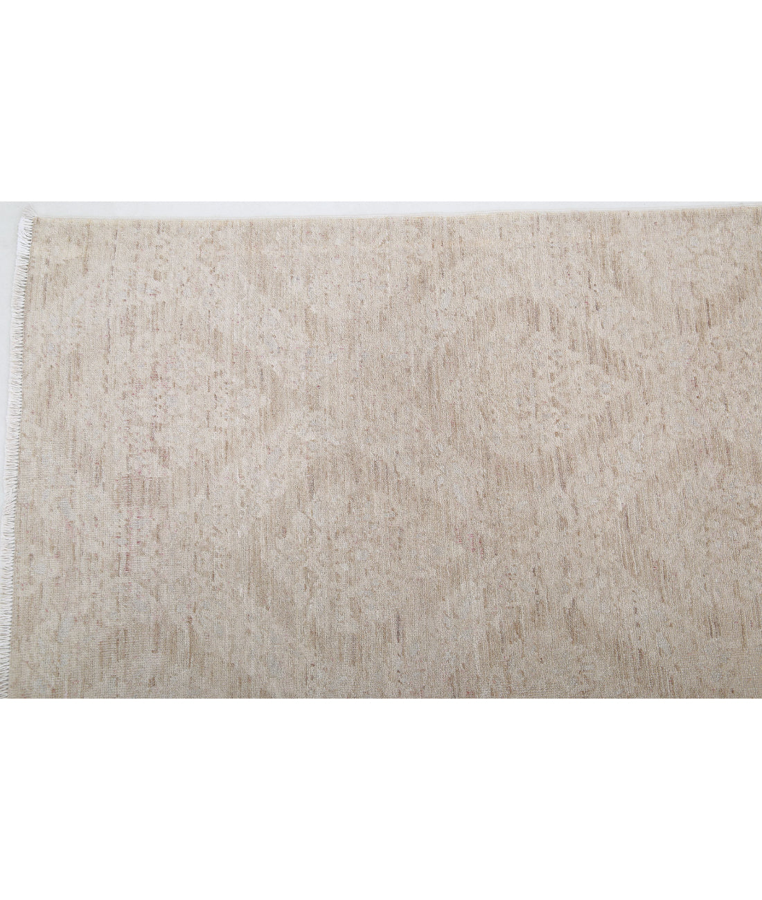 Serenity 8'8'' X 11'8'' Hand-Knotted Wool Rug 8'8'' x 11'8'' (260 X 350) / Taupe / Ivory