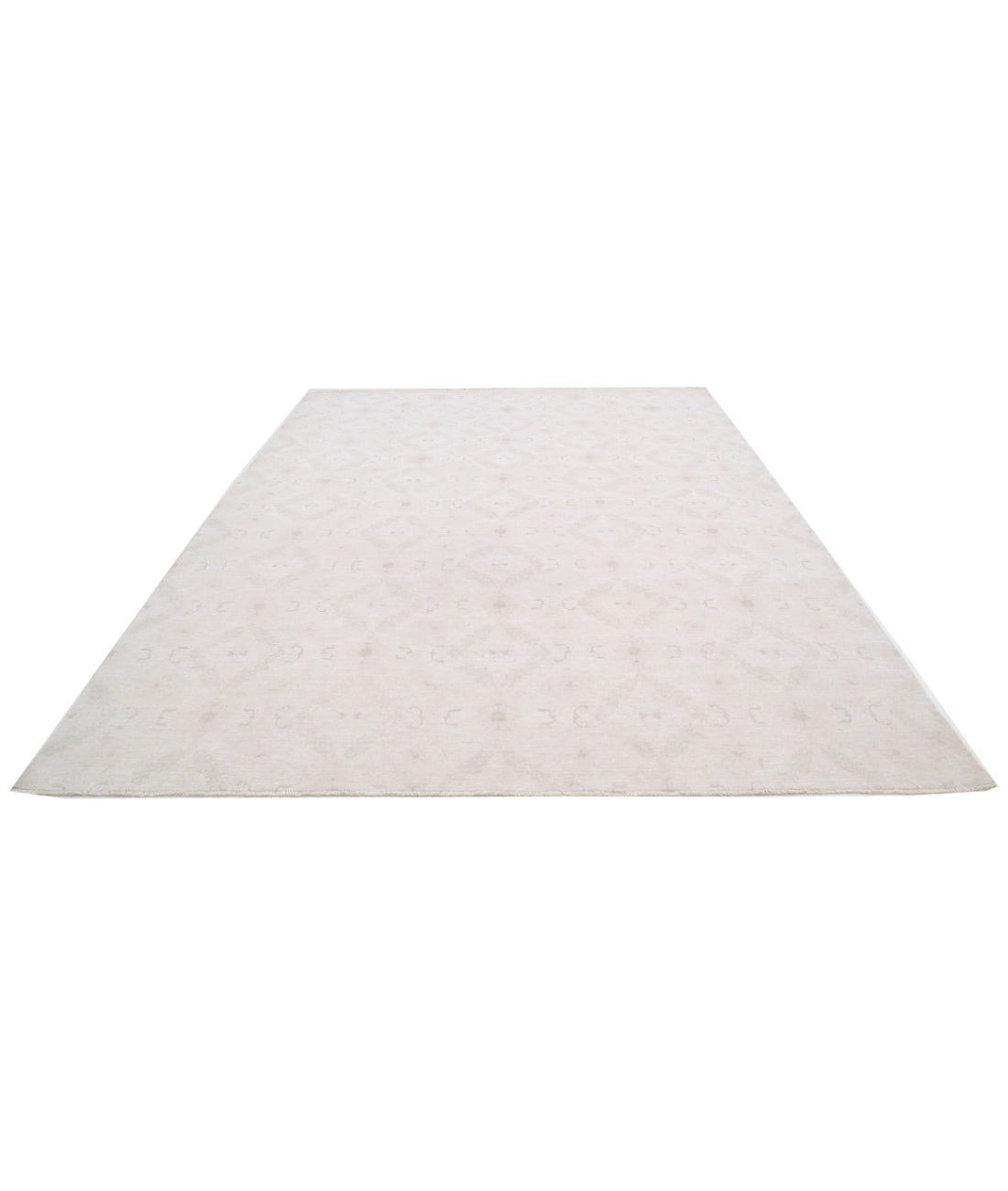 Serenity 9'1'' X 11'9'' Hand-Knotted Wool Rug 9'1'' x 11'9'' (273 X 353) / Ivory / Ivory