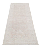 Serenity 2'6'' X 6'8'' Hand-Knotted Wool Rug 2'6'' x 6'8'' (75 X 200) / Taupe / Ivory