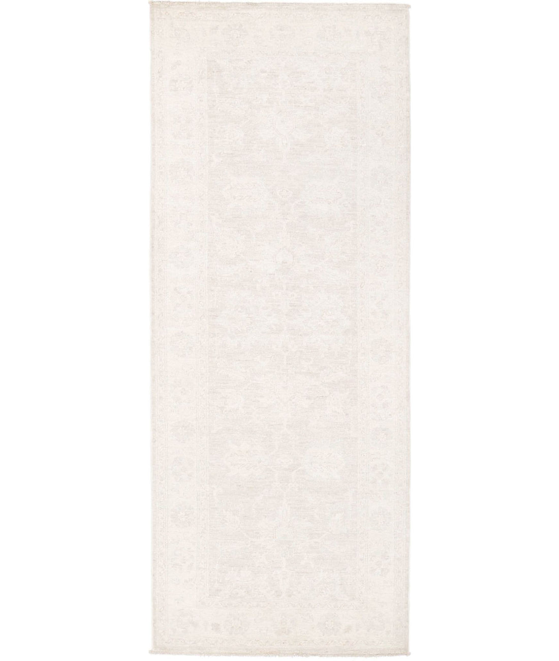 Serenity 2'6'' X 6'8'' Hand-Knotted Wool Rug 2'6'' x 6'8'' (75 X 200) / Taupe / Ivory