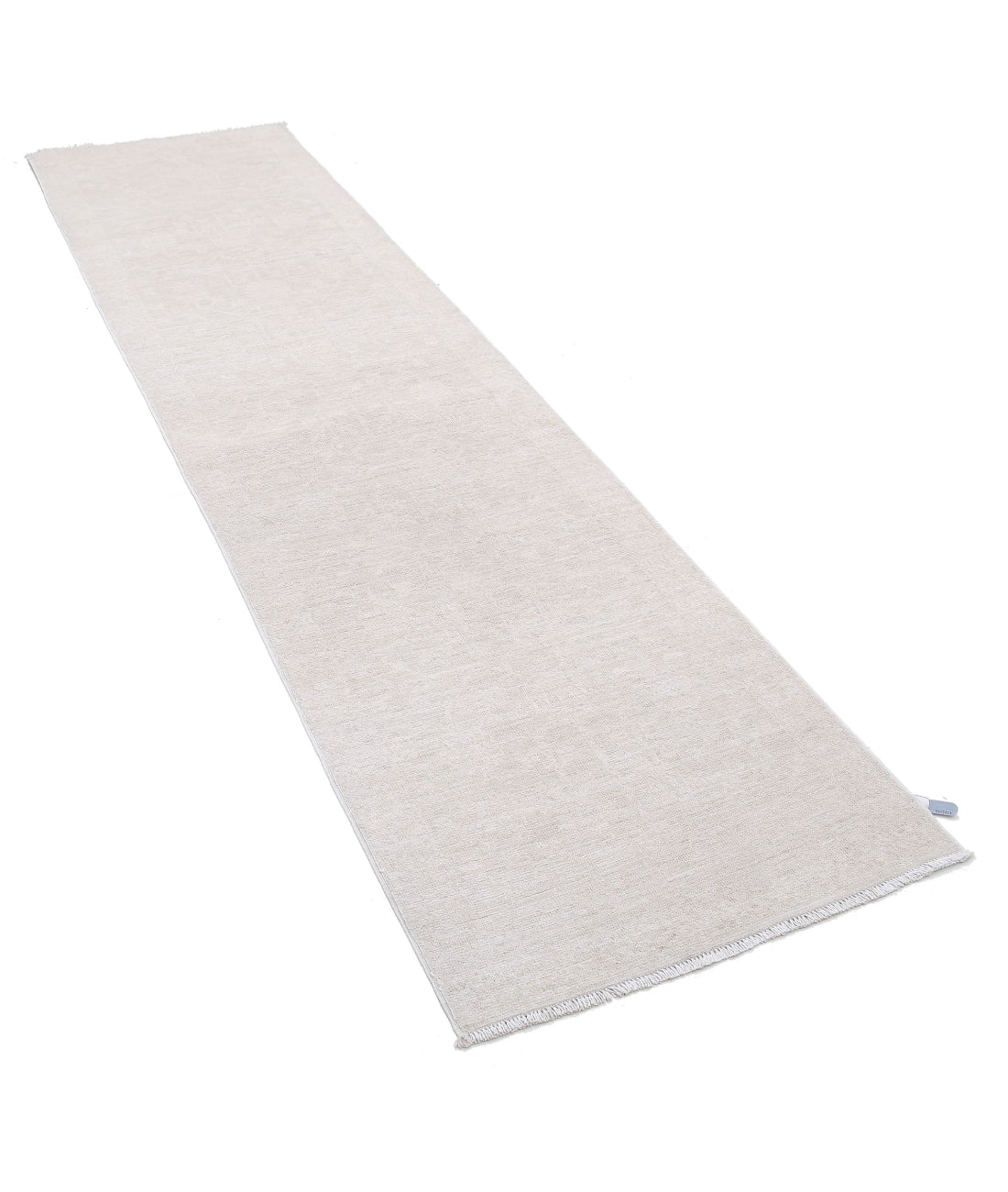 Serenity 2'6'' X 9'8'' Hand-Knotted Wool Rug 2'6'' x 9'8'' (75 X 290) / Ivory / N/A