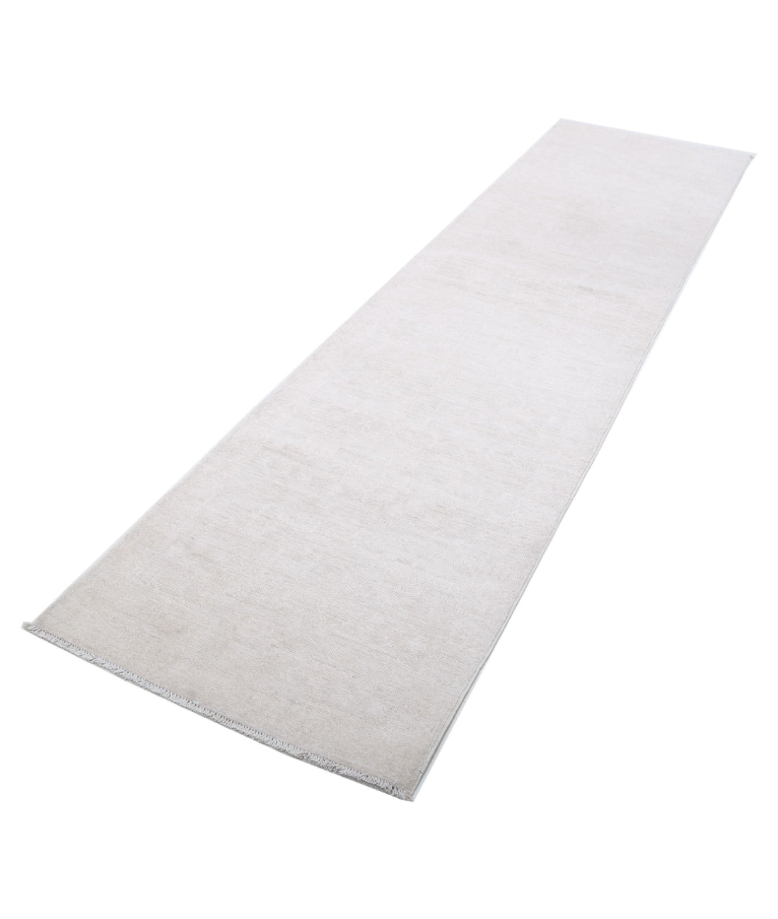 Serenity 2'6'' X 9'8'' Hand-Knotted Wool Rug 2'6'' x 9'8'' (75 X 290) / Ivory / N/A