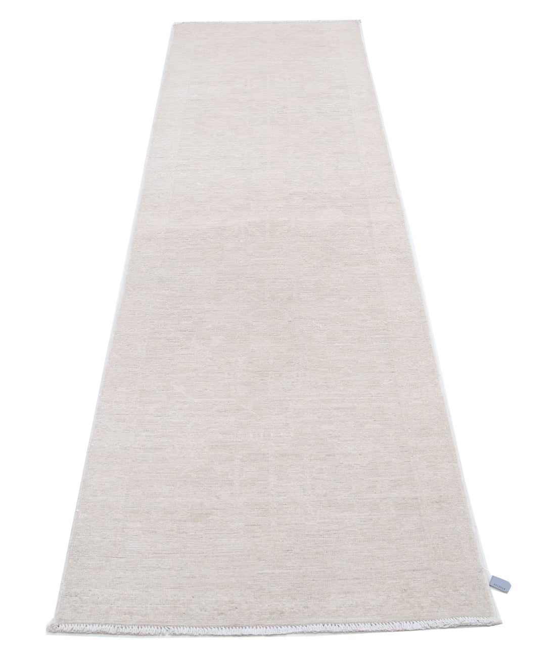 Serenity 2'6'' X 9'8'' Hand-Knotted Wool Rug 2'6'' x 9'8'' (75 X 290) / Ivory / N/A