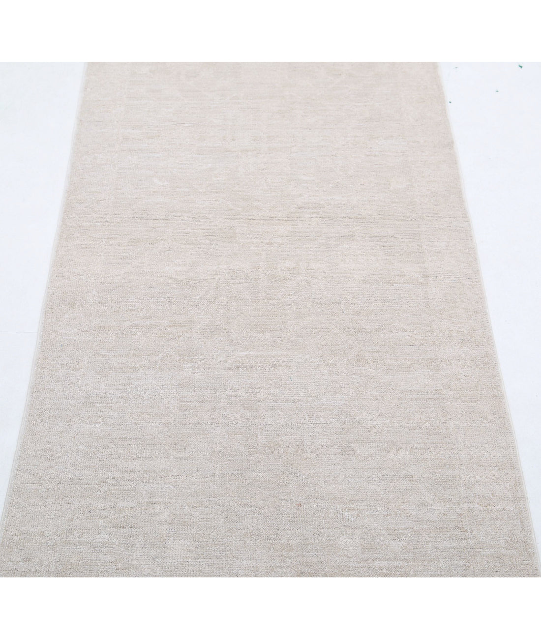 Serenity 2'6'' X 9'8'' Hand-Knotted Wool Rug 2'6'' x 9'8'' (75 X 290) / Ivory / N/A