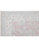 Serenity 2'6'' X 8'5'' Hand-Knotted Wool Rug 2'6'' x 8'5'' (75 X 253) / Pink / Ivory