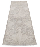 Serenity 2'6'' X 7'11'' Hand-Knotted Wool Rug 2'6'' x 7'11'' (75 X 238) / Brown / Ivory