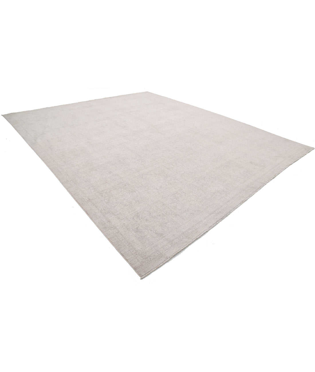 Serenity 12'1'' X 14'6'' Hand-Knotted Wool-Silk Rug 12'1'' x 14'6'' (363 X 435) / Taupe / Ivory