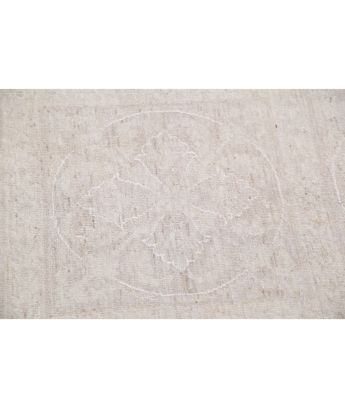 Serenity 12'1'' X 14'6'' Hand-Knotted Wool-Silk Rug 12'1'' x 14'6'' (363 X 435) / Taupe / Ivory