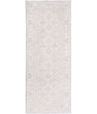 Serenity 2'5'' X 6'3'' Hand-Knotted Wool Rug 2'5'' x 6'3'' (73 X 188) / Ivory / Taupe